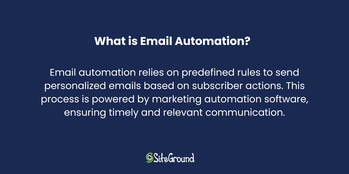 what is email automation definition