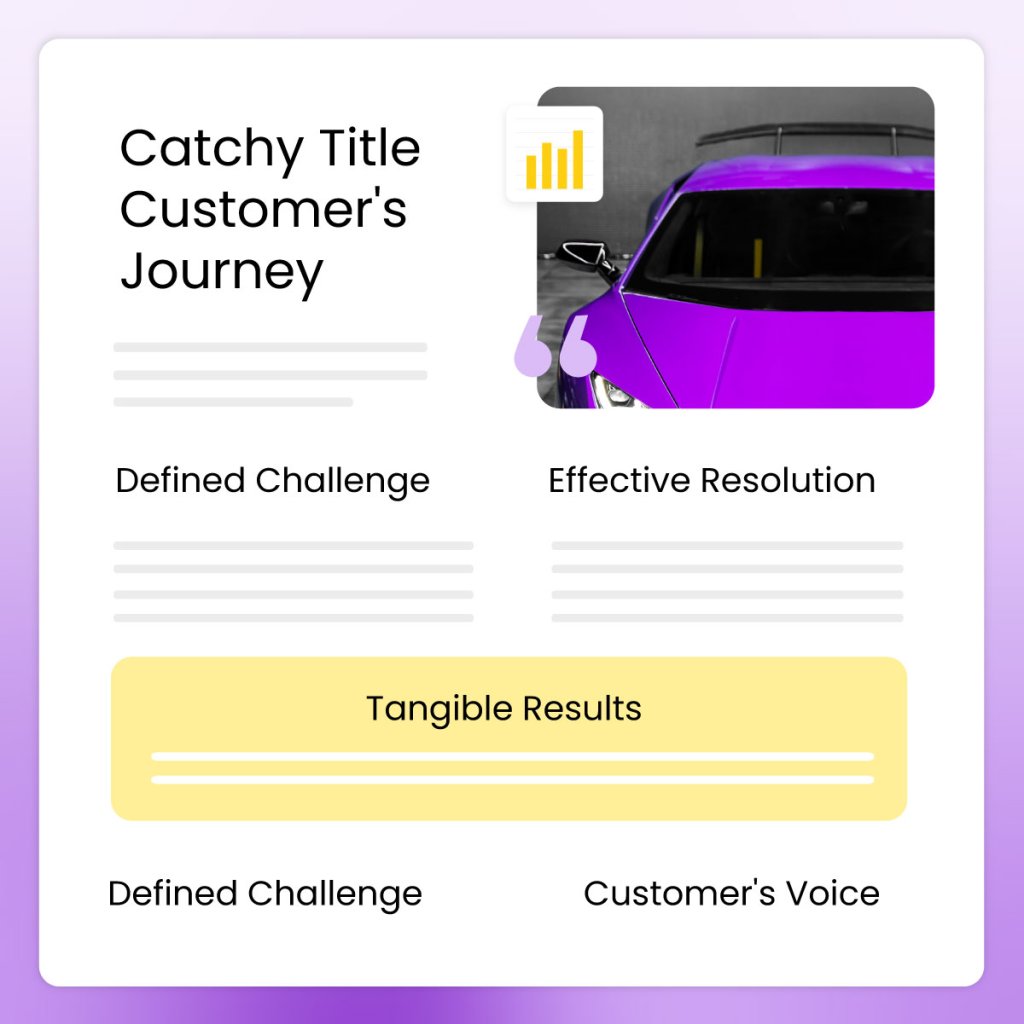 Caste study example template + key elements