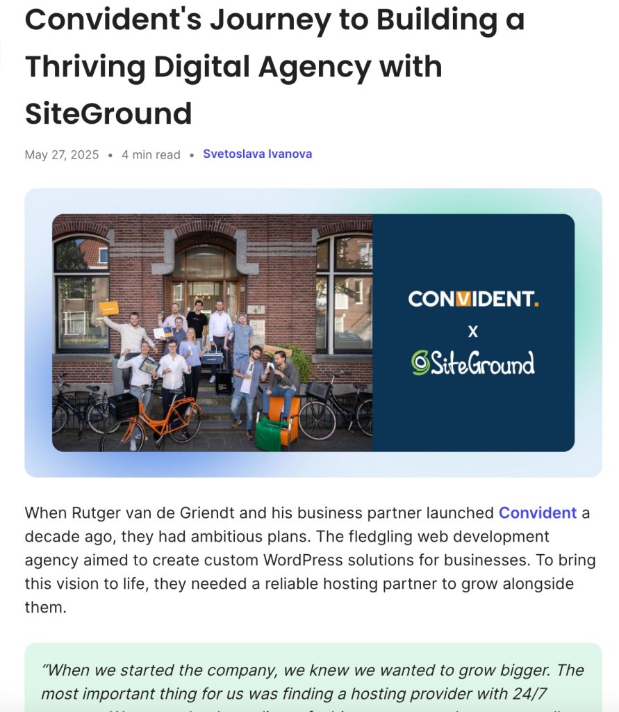 Case Study Example Convident