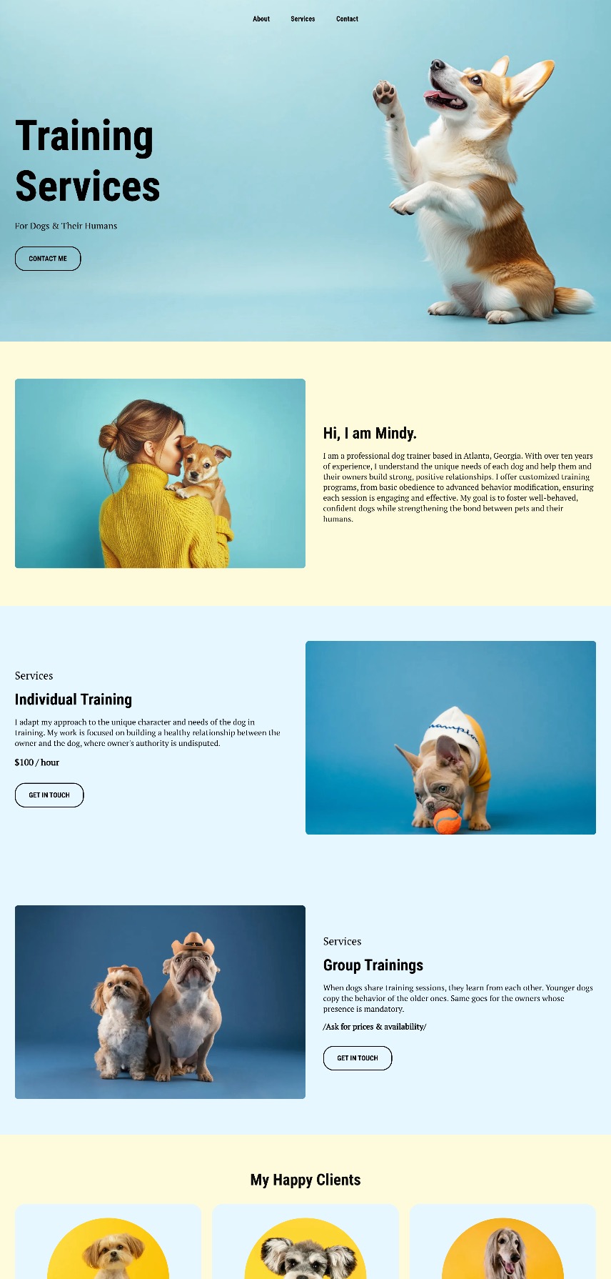 example of web design tip to use image strategically