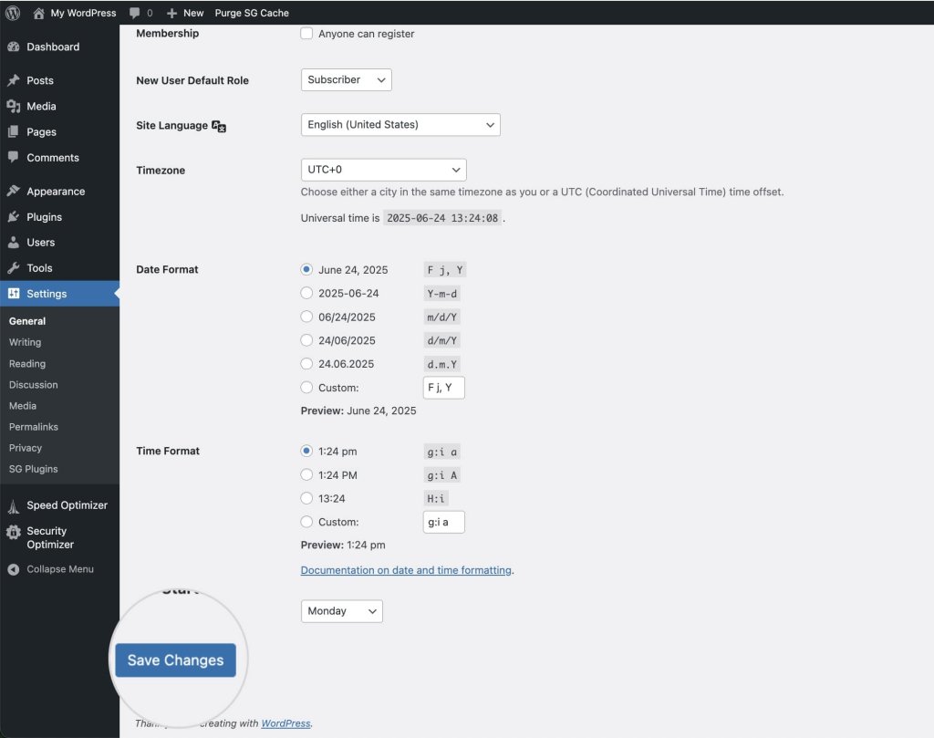 Saving a favicon in a WordPress website