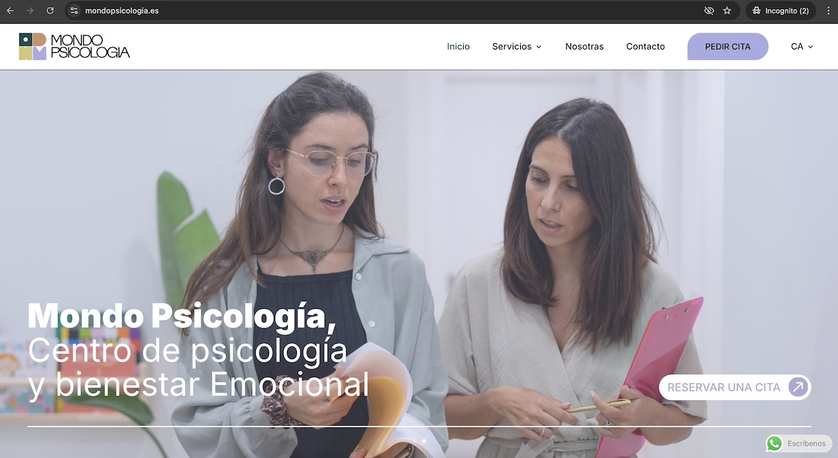 example website with a ccTLD