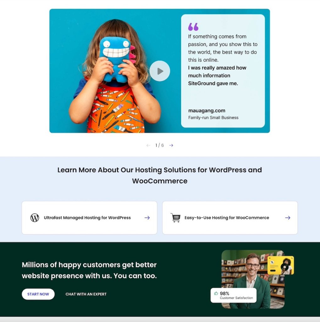 social proof example