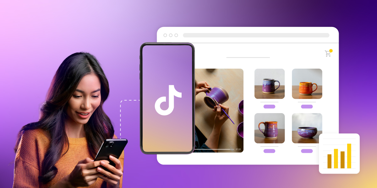 abstract of tiktok helping small business