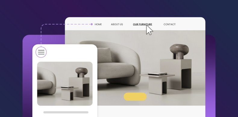 Abstract of website navigation