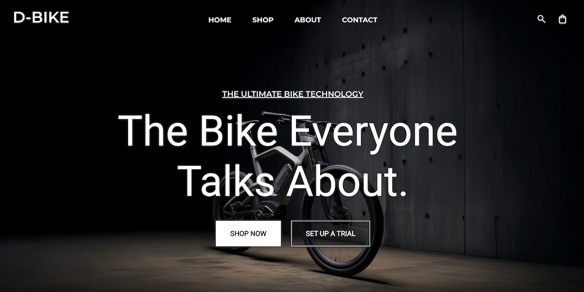 Example of visual hierarchy of highlighting a primary CTA button