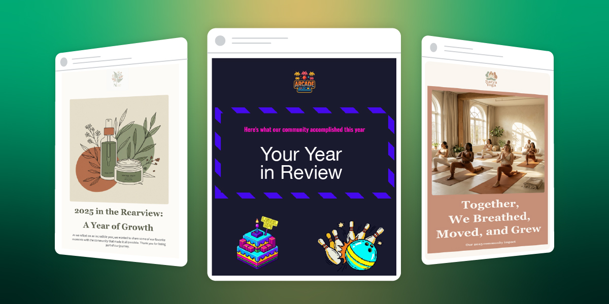 Abstract of Year-in-review emails