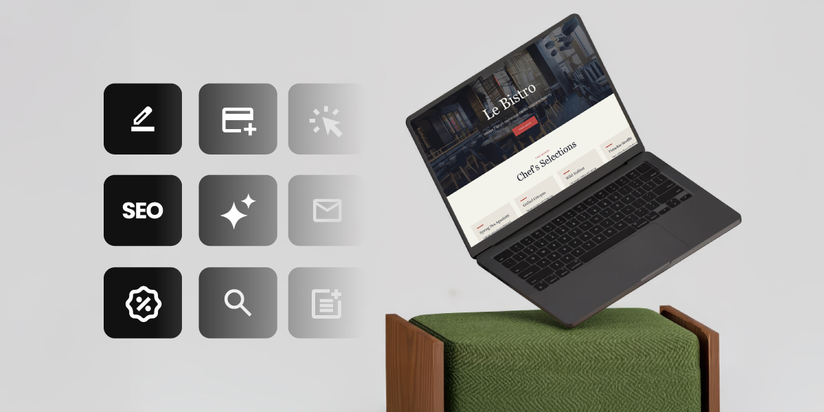 abstract of website marketing