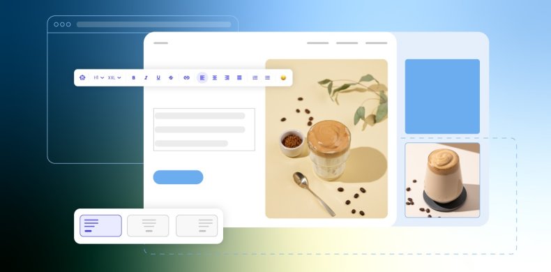 Infografía de ejemplo de cómo crear una página web destacando sus distintas partes