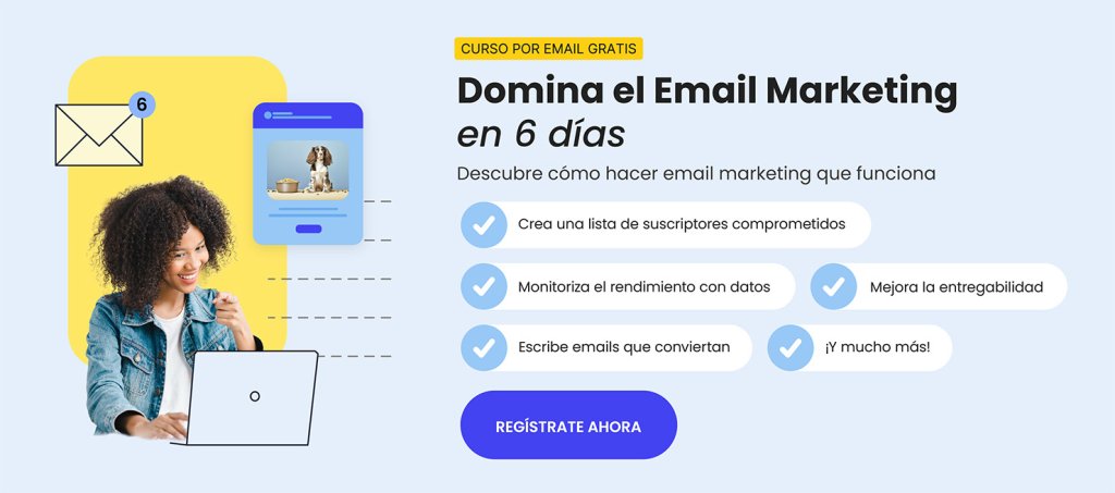 Imagen invitando a hacer el curso gratuito  de SiteGround de email marketing gratuito en 6 días