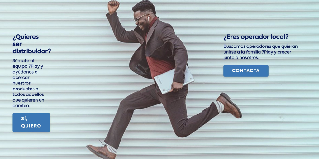 Captura de pantalla de la página Quiénes Somos de 7Play