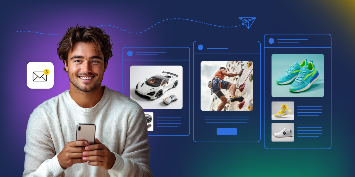 Ilustración tipos de correo electrónico