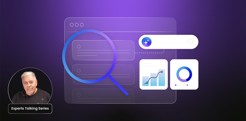 Ilustración abstracta de optimizaciones SEO en WordPress