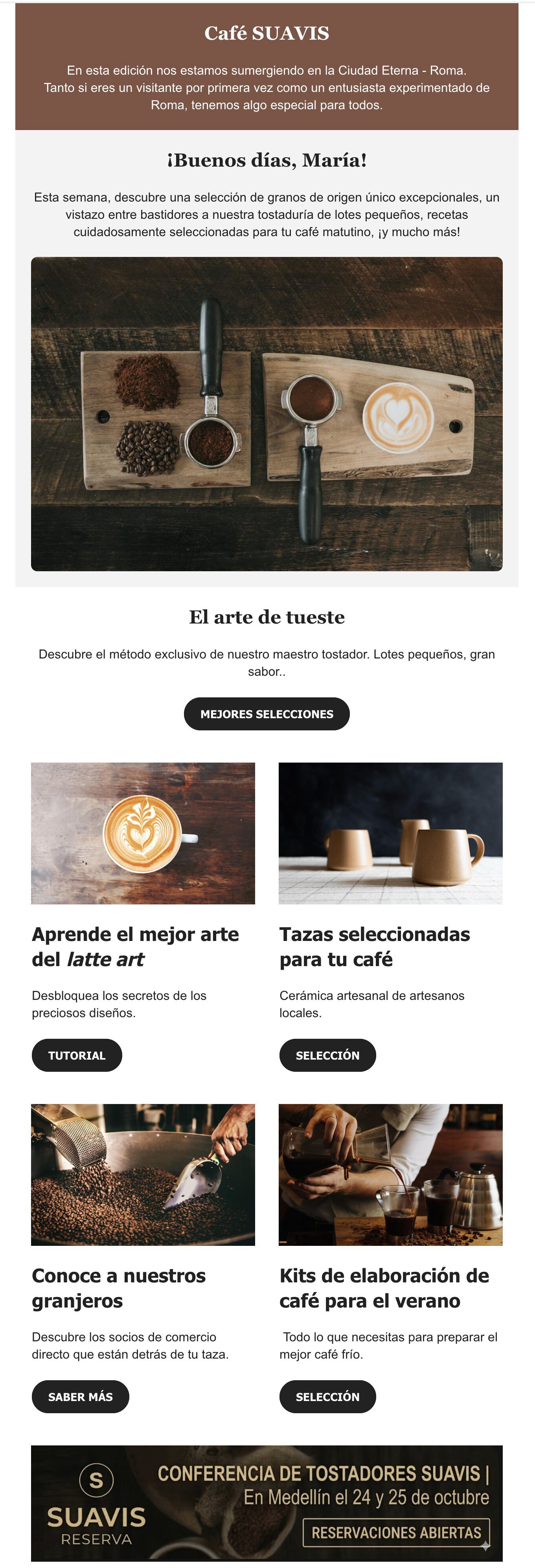 Captura ejemplo correo contenido seleccionado