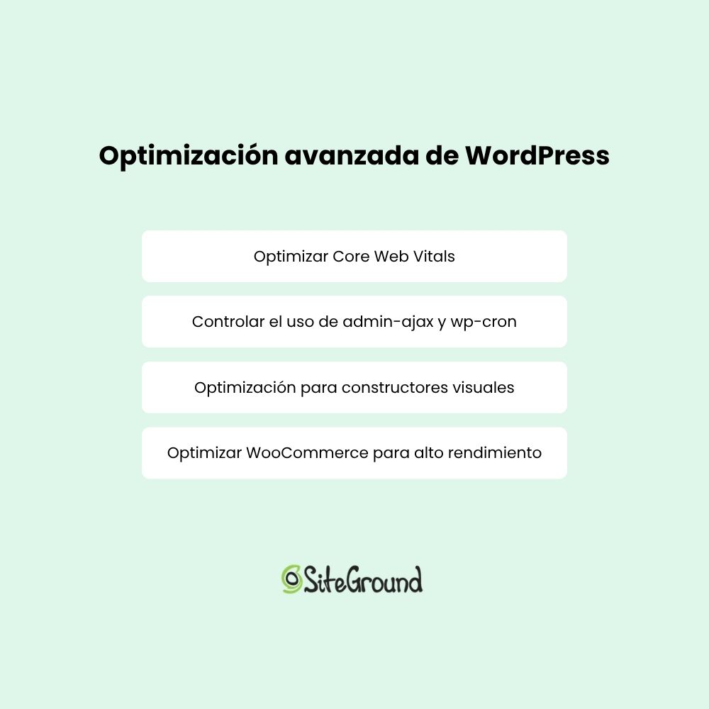 Ilustración de Optimización avanzada de WordPress