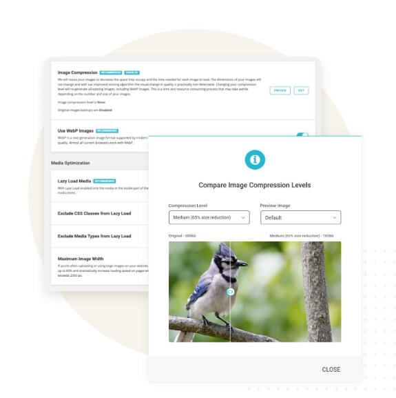 Ilustración de  Compresor de imagen