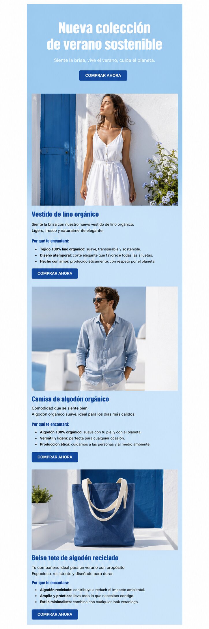 Captura newsletter promocional