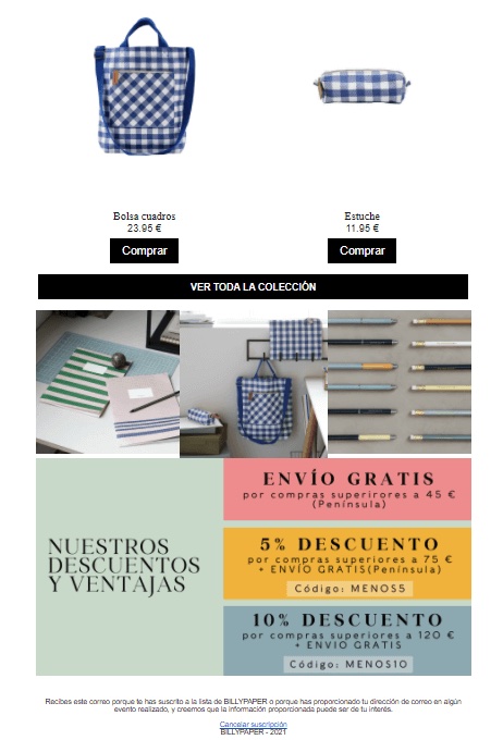 Captura ejemplo HTML enriquecido