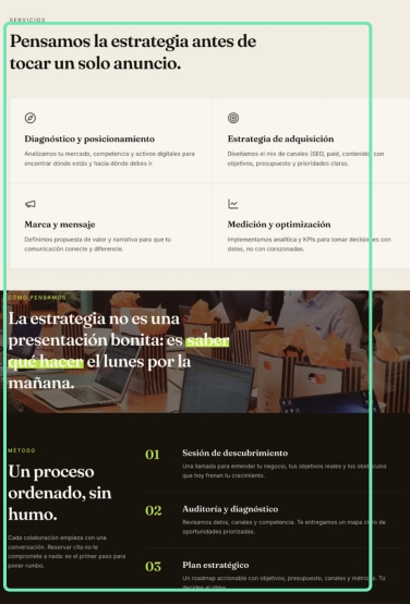 ejemplo del cuerpo de una pagina web