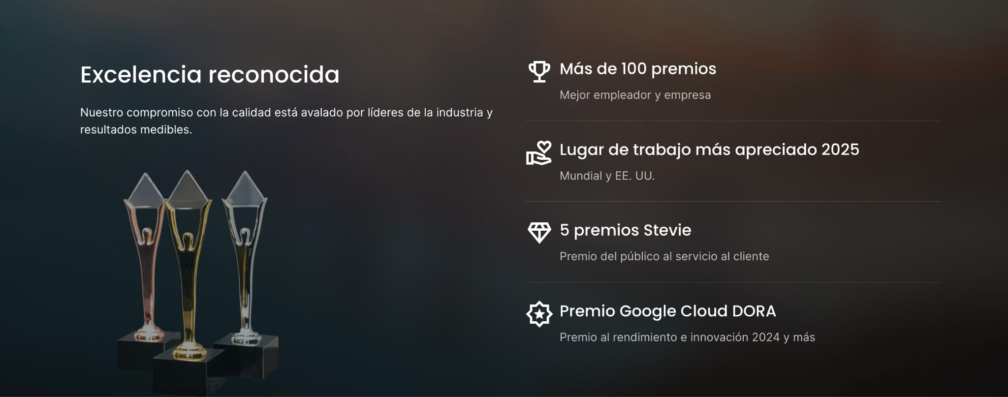 ejemplo de la estructura de la pagina de prueba social de SiteGround